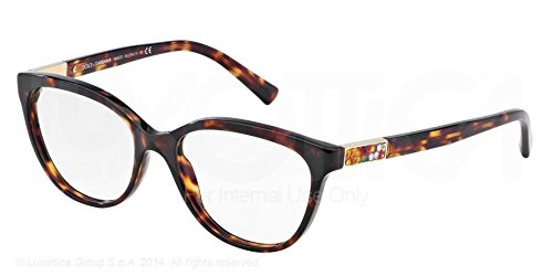 Dolce & Gabbana DG3188 Eyeglasses-502 Havana-55mm