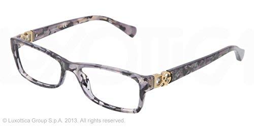 Dolce & Gabbana Women's Designer Eyewear, Grey Marble/Demo Lens, 51-16-000