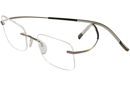 Silhouette Eyeglasses Titan Min Art Icon Chassis 7581 6051 Optical Frame 21x145