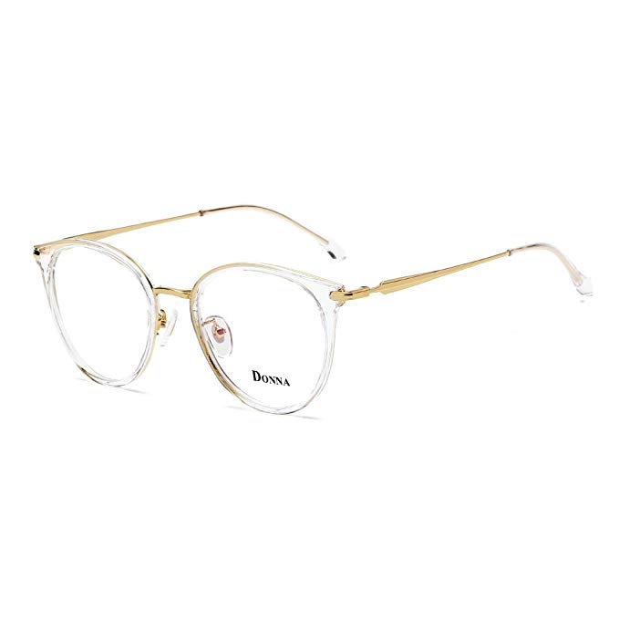 Donna Vintage Fashion Eyeglass Round Frame Unisex Computer Reading Glasses DN48