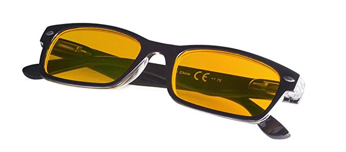 Blue Light Blocking Glasses -Anti-Eyestrain Computer, Gaming Eyewear -Improve Sleep