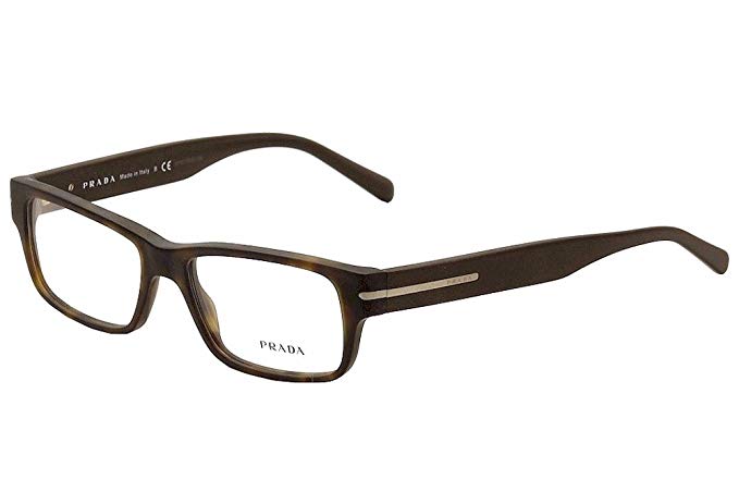 Prada Eyeglasses PR22RV HAQ1O1 Matte Havana 54 16 145