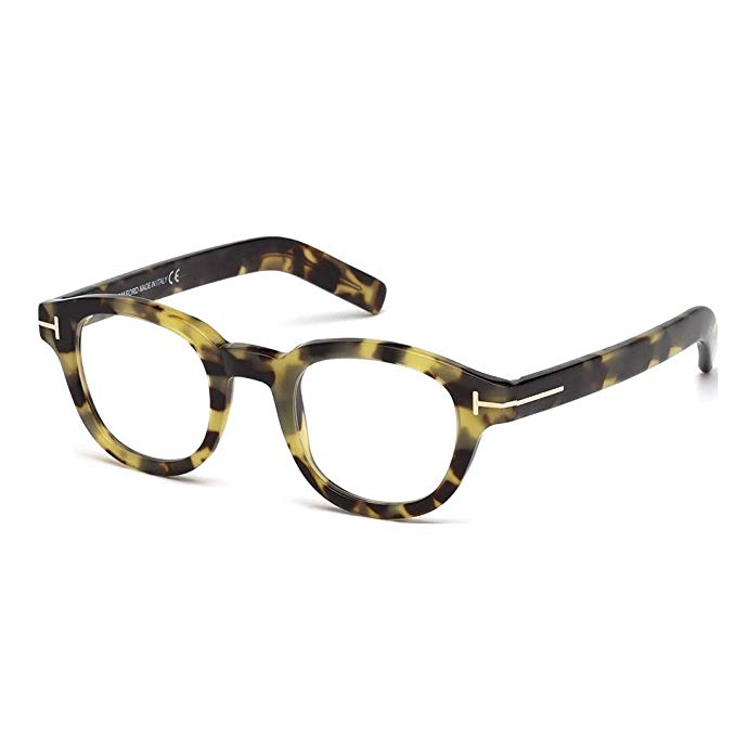 Tom Ford Round Eyeglasses TF5429 055 Tortoise/Gold 47mm FT5429