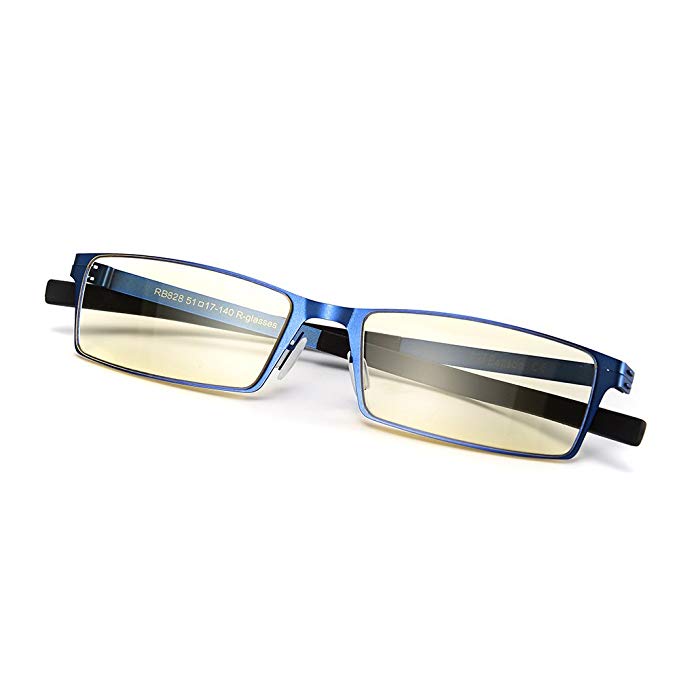 Presbyopic Glasses of Anti Fatigue Reading glasses in Stainless Steel Anti-UV