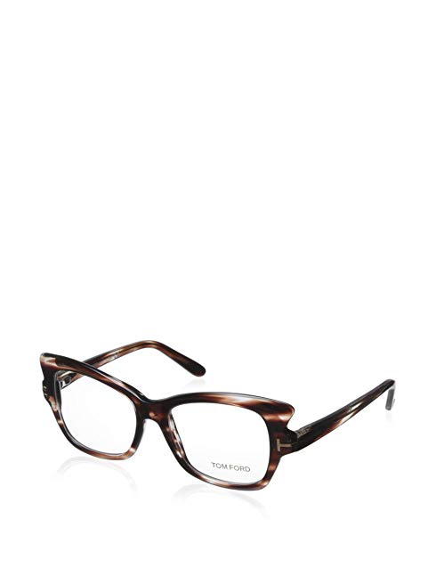 Tom Ford FT 5268/V 050 Havana Square Winged Optical Frames