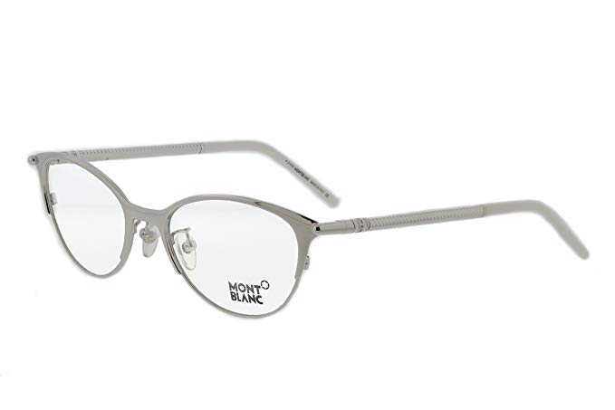 Mont Blanc Women's MB0438 016 Palladium Grey Cateye 52mm Eyeglasses