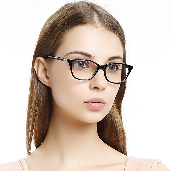 OCCI CHIARI Women Casual Eyewear Frames Non-Prescription Clear Lenses Eyeglasses