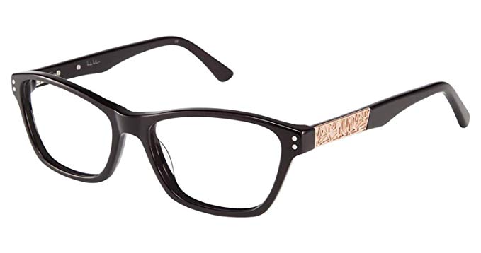 Nicole Miller Dyer Eyeglass Frames - Frame BLACK, Size 53/16mm