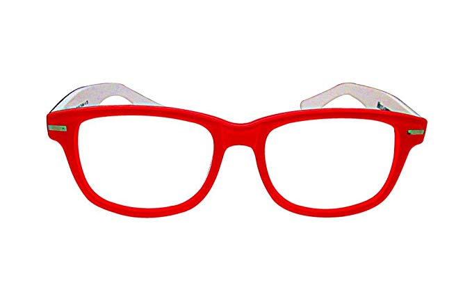 Bella Vista Women's Chiaro readers 50mm red & black 2x