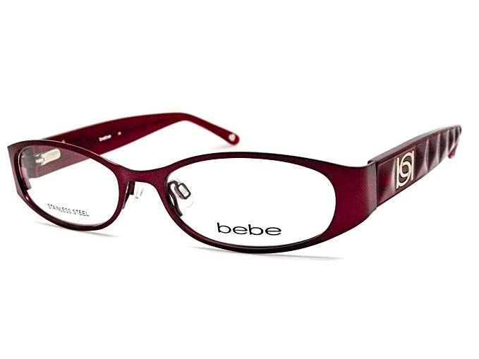 BEBE Eyeglasses BB5037 001 Burgundy 51MM