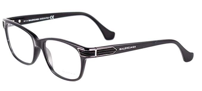 Balenciaga Mens BA5006 Rectangle Eyeglasses Black