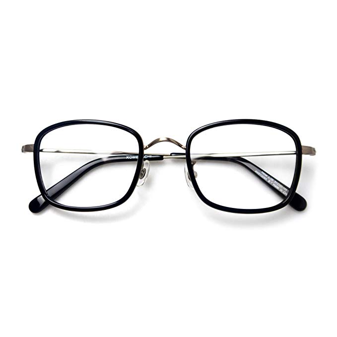 Komehachi - Vintage Rectangle Reading Prescription Clear lens Eyeglasses Frames