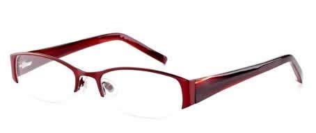 Jones New York Eyeglasses J453 Red :: DEMO LENS