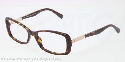 Dolce & Gabbana Women's Designer Eyewear, Havana/Demo Lens, 53-16-135