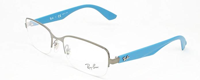 Ray-Ban RX6311 Eyeglasses-2821 Gunmetal/Light Blue-52mm