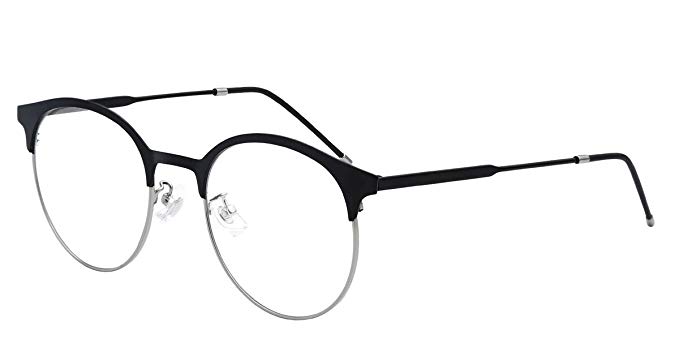 eyeooqz Cat Eye Alloy Optical Frame Eyeglasses Designer Glasses for Women Men