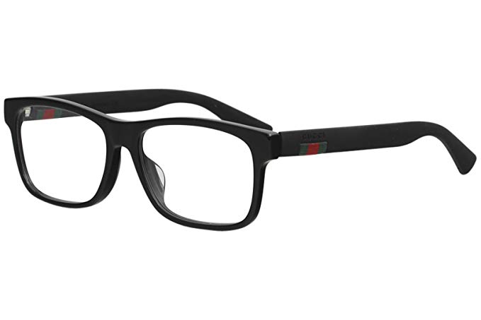 Gucci GG0176OA Plastic Rectangular Eyeglasses Size 56 mm