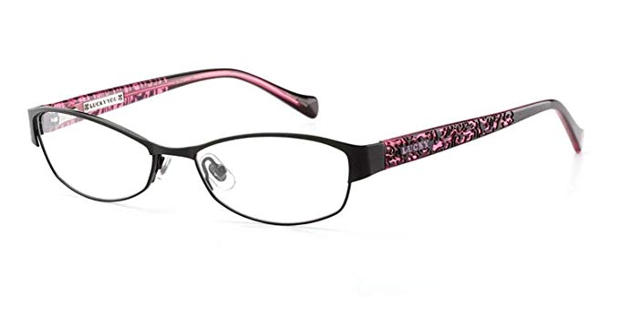 Lucky Brand Delilah Eyeglasses Black Optical Frame 52mm