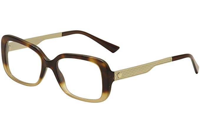 Versace Eyeglasses VE3241 VE/3241 5205 Havana/Gold/Brown Optical Frame 52mm