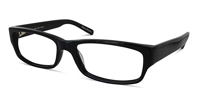 Benji Frank Harrison Thick Temple Rectangle Men Women Prescription Rx Designer Eyeglasses