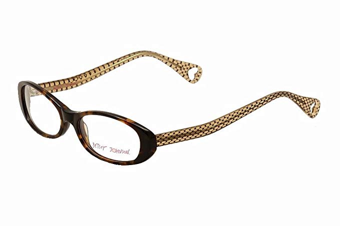 Betsey Johnson Women's Eyeglasses Tutu Sweet BJ013 BJ/013 02 Espresso Full Rim Optical Frame 52m