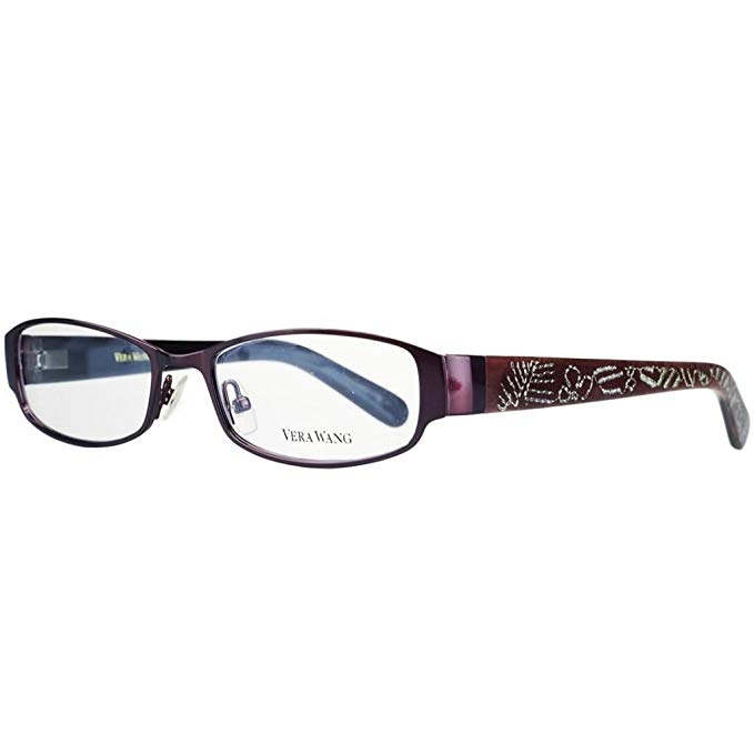 VERA WANG Eyeglasses V043 Burgundy 50MM