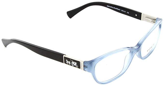 Coach Emma Eyeglasses HC6061 5259 Milky Blue/Black 50 15 135