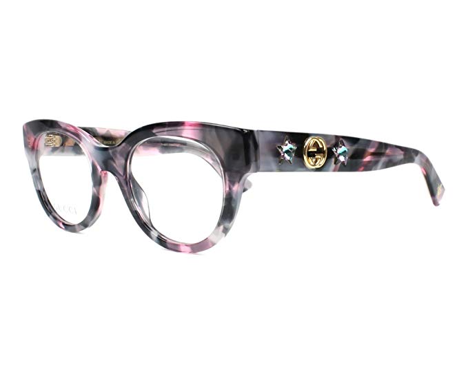 Gucci GG0209O Plastic Cat-Eye Eyeglasses 48 mm