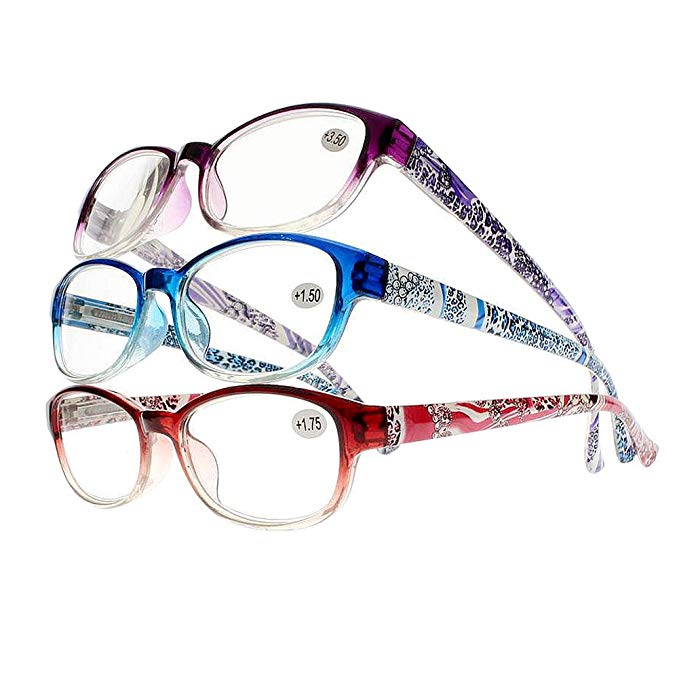 Reading Glasses Flower Spring Comfy Unisex Glasses for Reading