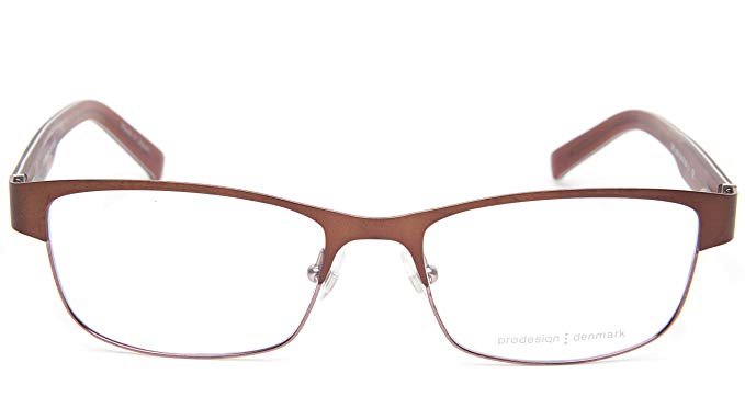 NEW PRODESIGN DENMARK 1267 c.5021 BROWN EYEGLASSES FRAME 53-17-135 B35 Japan