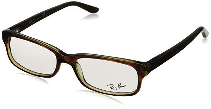 Ray Ban RX5187 Eyeglasses-2445 Havana/Green-52mm