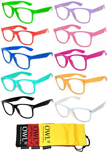 Classic Vintage Retro Sunglasses Colored Frame -5, 6,10,18 Pairs