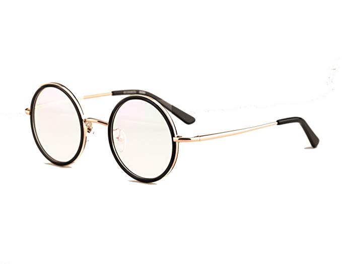 Agstum Vintage Retro Small Round Prescription Optical Eyeglass Frame Review 